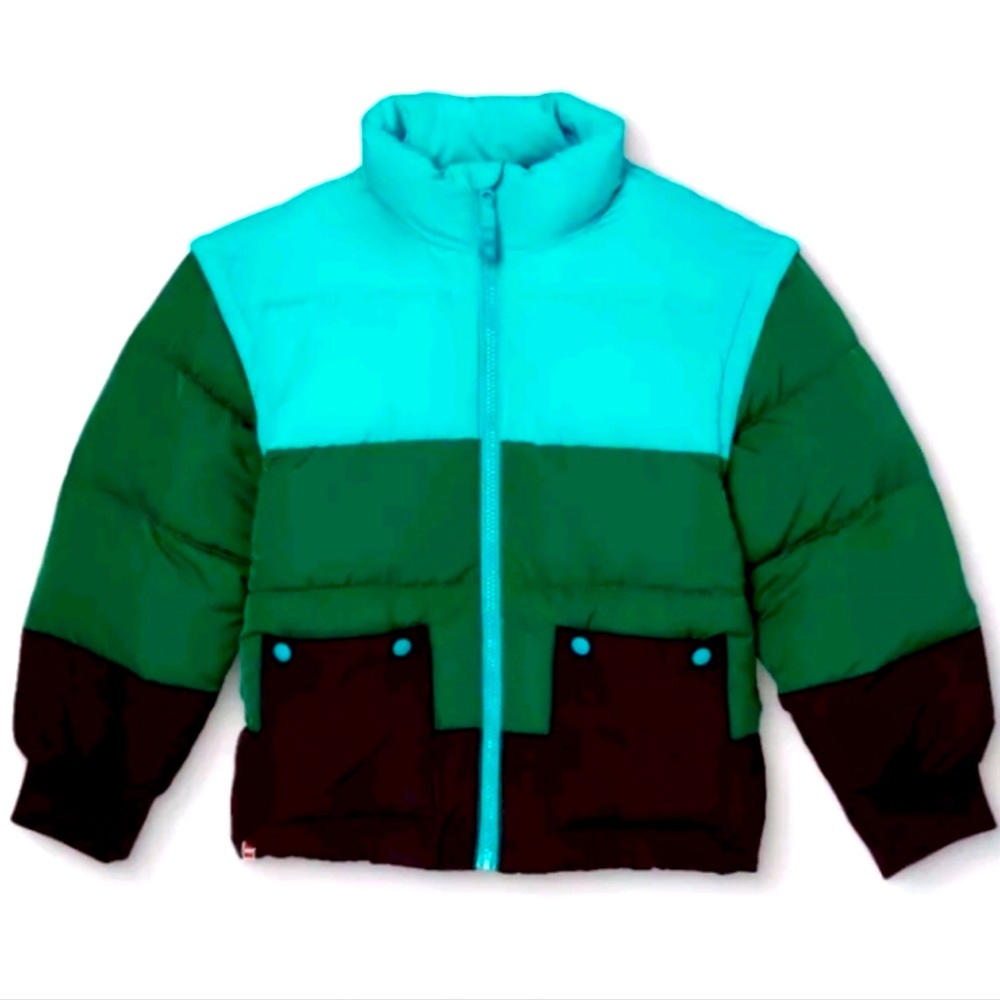 Target x Lego kids puffer jacket with removable sleeves Unisex gently worn